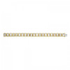 40ctw Bezel-Set Emerald Cut White Tennis Bracelet