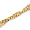 20ctw Multicolor Double Face Two in One Statement Bracelet