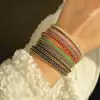 18ctw Candy Color Sapphire Stackable Bangle