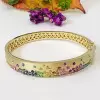 Flush Set Multicolor Sapphire Rainbow Starry Bangle