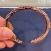 12ctw Emerald Cut Multicolor Sapphire Petal Bangle