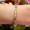 8ctw Bezel Set Multicut White Sapphire Polished Bangle