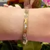 8ctw Bezel Set Multicut White Sapphire Polished Bangle