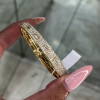 Baguette and Round Cut Paved Stackable Bangle