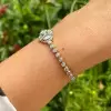 9ctw Round Cut Milgrain Vintage Tennis Bracelet