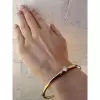 2ct Round Cut Knite Edge Vintage Bangle