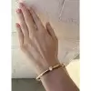 2ct Round Cut Knite Edge Vintage Bangle
