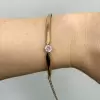 2ct Round Cut Knite Edge Vintage Bangle