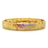Flush Set Multicolor Sapphire Rainbow Starry Bangle