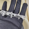 Bezel Set Dangles 5-Strand Layered Bracelet