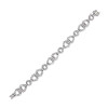 12ctw Round Cut Art-deco Vintage Link Bracelet