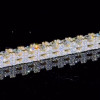 60ctw 9MM Round Cut Allover Paved Statement Bracelet