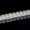 60ctw 9MM Round Cut Allover Paved Statement Bracelet