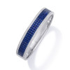 9ctw Three-row Princess Cut Ruby Vintage Bangle