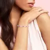 8ctw Ruby Elegant Clover Statement Bracelet