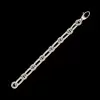 4.9ctw White Sapphire Paved Link Chain Statement Bracelet