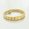 50ctw Princess Cut Gradient Size Yellow Sapphire Bracelet