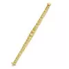 50ctw Princess Cut Gradient Size Yellow Sapphire Bracelet