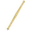 50ctw Princess Cut Gradient Size Yellow Sapphire Bracelet
