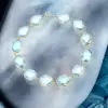 41ctw Oval Cut Aquamarine Vintage Statement Bracelet