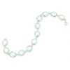 41ctw Oval Cut Aquamarine Vintage Statement Bracelet