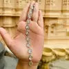 41ctw Oval Cut Aquamarine Vintage Statement Bracelet