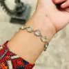 41ctw Oval Cut Aquamarine Vintage Statement Bracelet