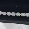 30ctw Multi-cut White Sapphire Halo Statement Bracelet