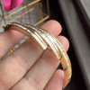 3ctw Baguette Cut Vintage Bypass Bangle