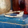3ctw Baguette Cut Vintage Bypass Bangle