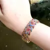 22ctw Sapphrie and Ruby Intertwined Vintage Wide Bracelet