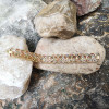 22ctw Sapphrie and Ruby Intertwined Vintage Wide Bracelet