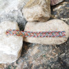 22ctw Sapphrie and Ruby Intertwined Vintage Wide Bracelet