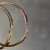 Baguette Cut Multicolor Sapphire Stackable Bangle