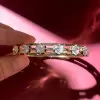 8ctw Round Cut Two Tone Modern Vintage Inspired Bangle