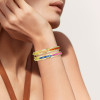 16ctw Emerald Cut Multicolor Sapphire Rainbow Bangle