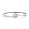 1.5ct Pear Cut Modern Simple Serpent Bangle