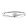 1.5ct Pear Cut Modern Simple Serpent Bangle