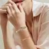 6ctw Round Cut Multicolor Sapphire Paved Rainbow Bangle
