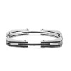 3ctw White Sapphrie Modern Mechanical Style Bold Unisex Bangle