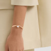 3ct Pear Cut White Sapphire Modern Simple Bangle