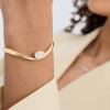 3ct Pear Cut White Sapphire Modern Simple Bangle
