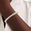 30ctw Round Cut Two Tone Eternity Bangle
