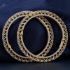 30ctw Round Cut Two Tone Eternity Bangle