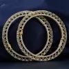 30ctw Round Cut Two Tone Eternity Bangle