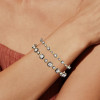 14ctw Asscher Cut Two Tone Vintage Tennis Bracelet