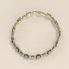 14ctw Asscher Cut Two Tone Vintage Tennis Bracelet