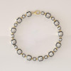 14ctw Asscher Cut Two Tone Vintage Tennis Bracelet