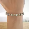 12ctw Heart Cut Two Tone Vintage Tennis Bracelet