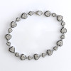 12ctw Heart Cut Two Tone Vintage Tennis Bracelet